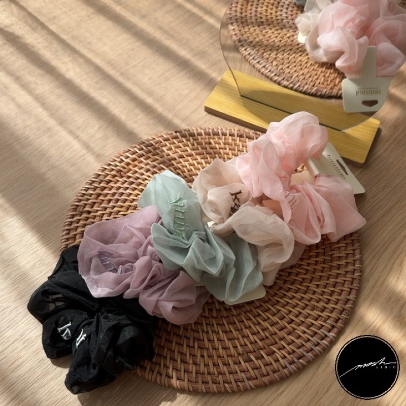 scrunchie KAMINO ORIGINAL / scrunchie import / /acrunchie korea /ikatan rambut korea / iketan rambut