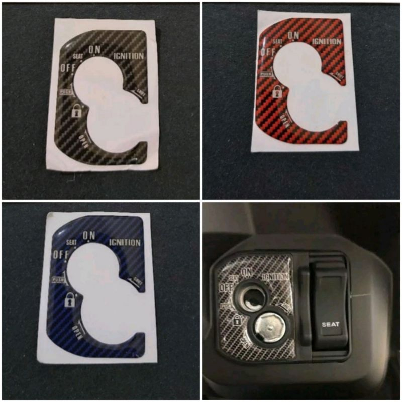 Emblem Tutup Kontak Vario 125 150 2016 2017 Sticker Timbul
