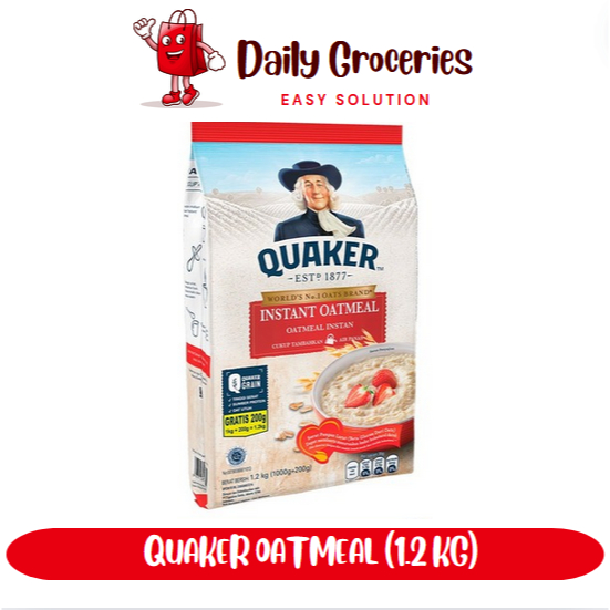 

Quaker Instant Oatmeal 1000gr+200gr Sereal/Cereal