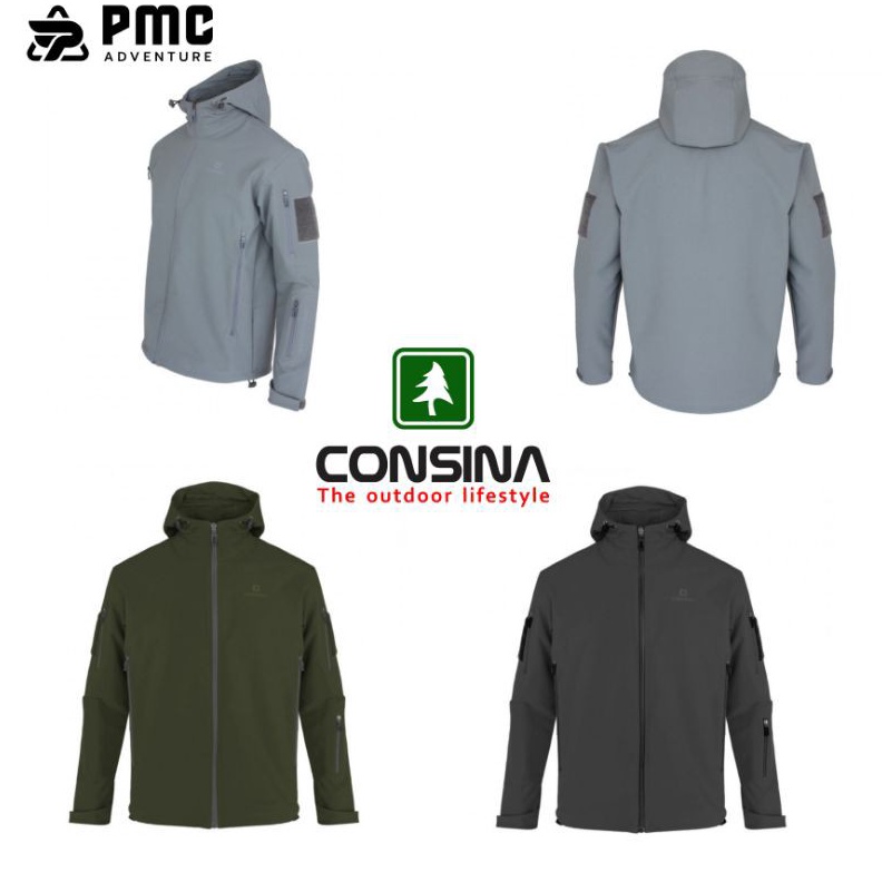 Jacket grey wolves consina original  jacket pria Jacket Bonfire KODE X7U6