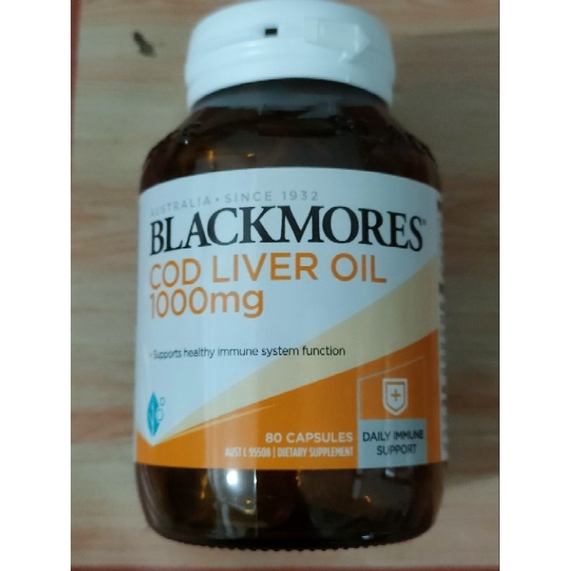 READY Blackmores Cod Liver Oil 80 caps