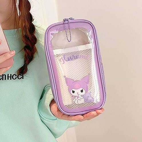 

Tempat Pensil Transparan Glossy Banyak Sekat Karakter Sanrio