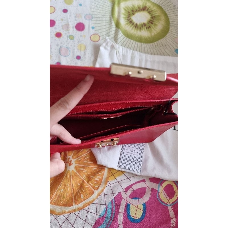 Furla Metropolis Shoulder Ruby (Preloved)