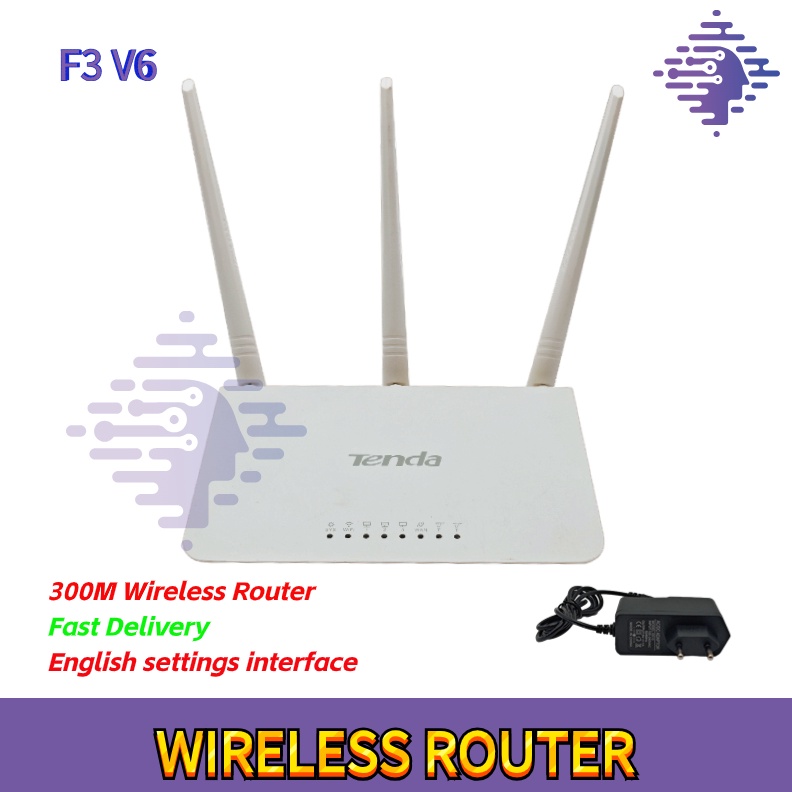 ROUTER BEKAS TENDA F3V6 SUPPORT REPEATERSTATICREMOTE PPPOEWISP h I1A6