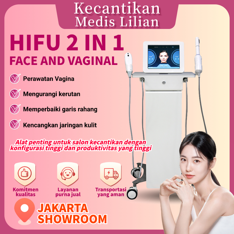 HIFU 2in1 hifu wajah + hifu vagina ultrasound alat klinik kecantikan beauty mesin beauty machine rad