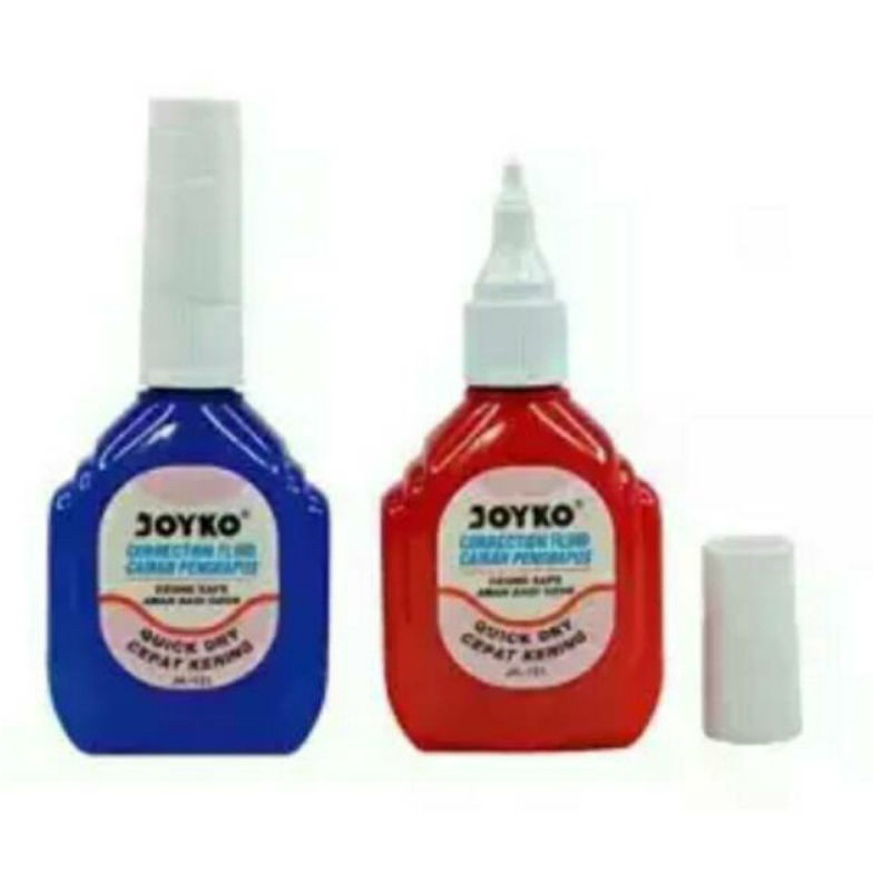 

Tipx Correction Fluid Joyko JK1 harga 12 pcs botol merah semua KODE T8A8