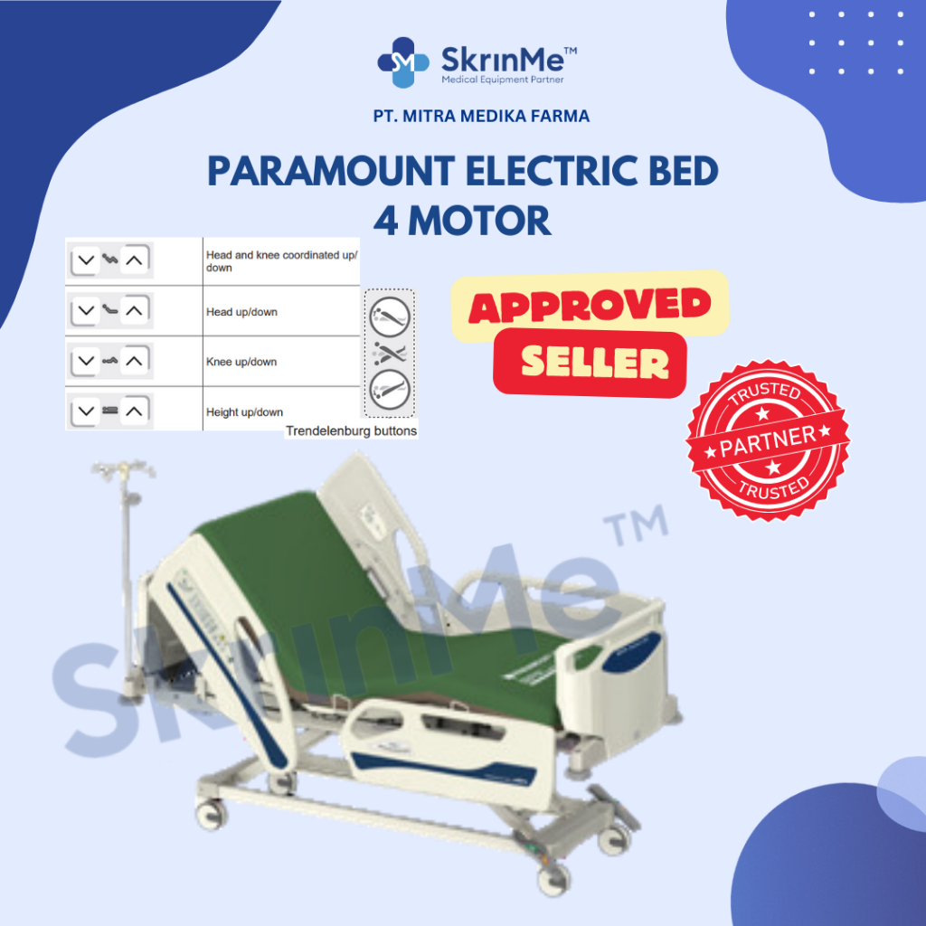 PREMIUM BED OFFICIAL PARAMOUNT BED ELECTRIC 4 MOTOR - PARAMOUNT BED PASIEN