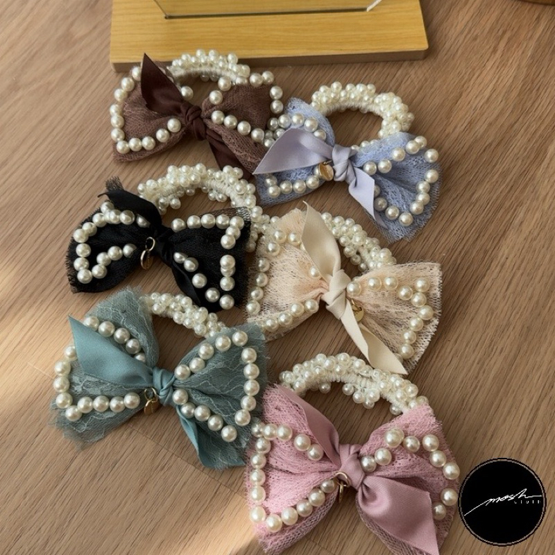 scrunchie KAMINO ORIGINAL korea / scrunchie import / ikatan rambut korea / iketan rambut lucu / iket