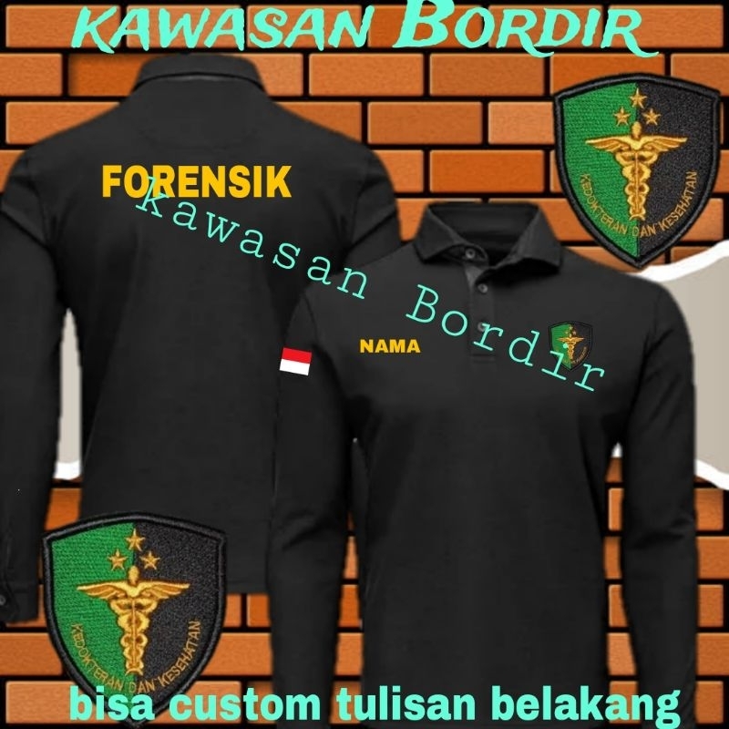Terbaru polo shirt forensik kaos forensik baju forensik seragam forensik kaos DOKPOL baju DOKPOL kao