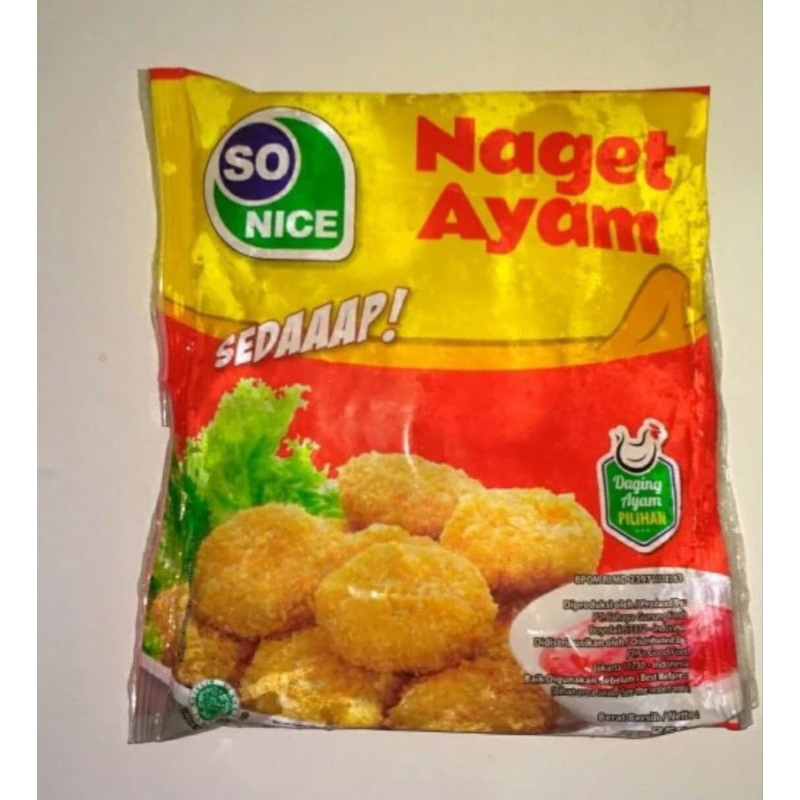 So Nice Nugget ayam 250 gram