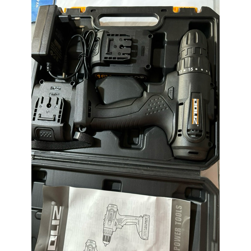 Bor Cordless Doliz BD616 16V - Mesin Bor Baterai 16 volt Doliz BD 616 Bor Kayu Beton Besi Baterai 16