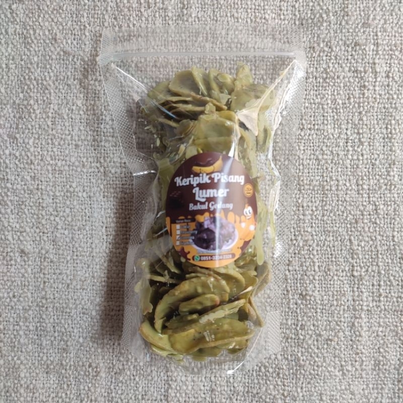 

KERIPIK PISANG LUMER VARIAN GREEN TEA