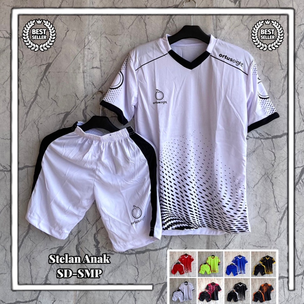 Jersey Bola Anak Anak Umur 515 Tahun Baju Futsal Anak SDSMP v U6C9