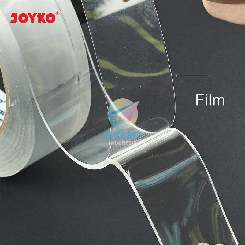 

(1 Meter) Nano Double Tape Anti Air JOYKO NDST-1 Perekat Ganda Bening 2 Sisi Tebal 2 mm Lebar 3 Cm Dapat Digunakan Berulang Kali Waterproof