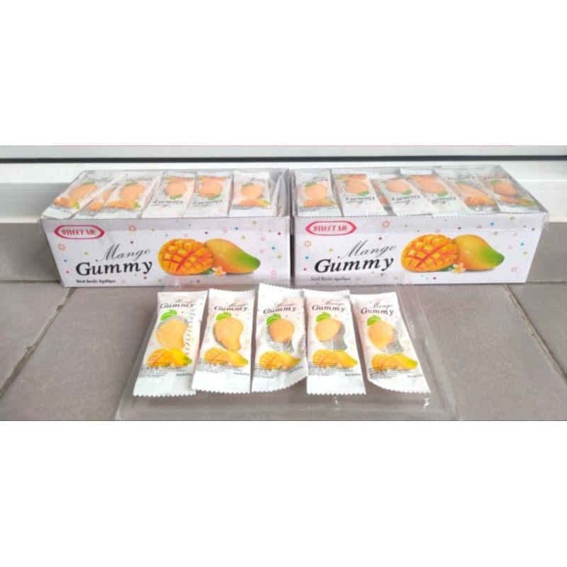 

mango gummy sweet me isi 60pcs permen lunak enak rasa mangga