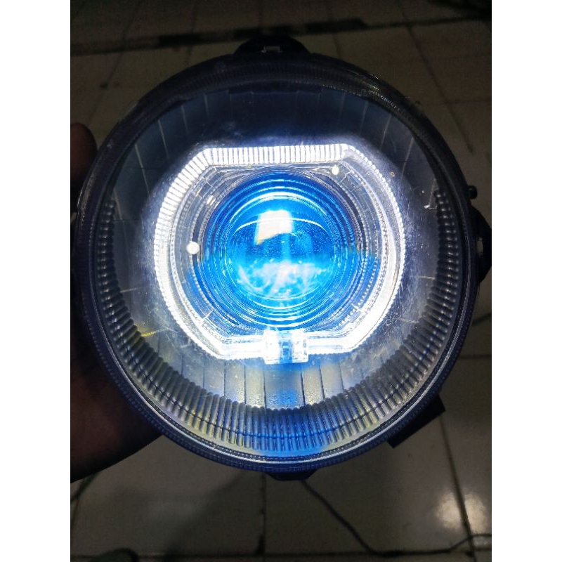 Refektor lampu depan xride 115 old daymaker