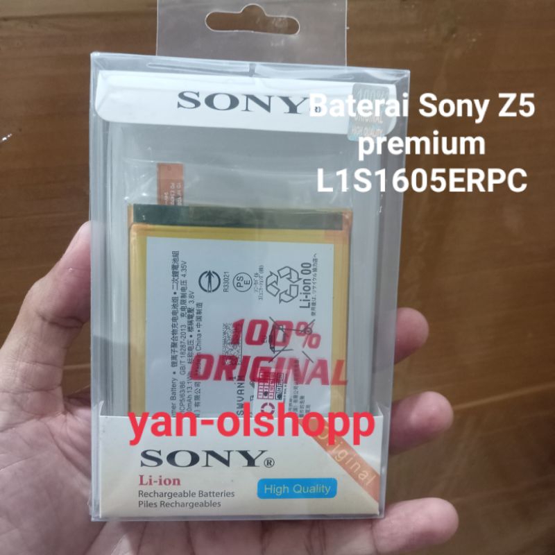 Baterai Batrei Batre Sony Z5 Premium Original