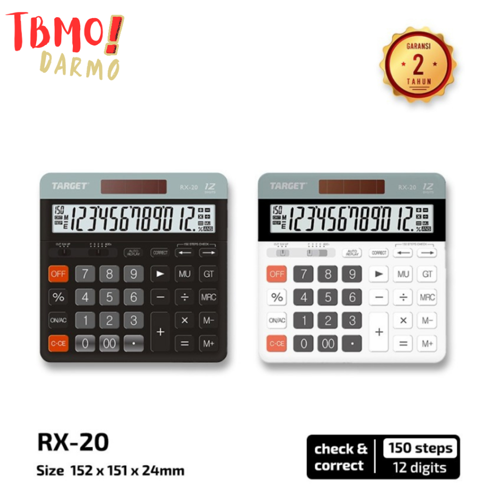 

TBMO KALKULATOR TARGET CHECK & CORRECTION RX-20
