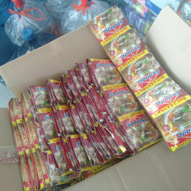 

sedap bumbu kaldu 1 renteng 18 pcs