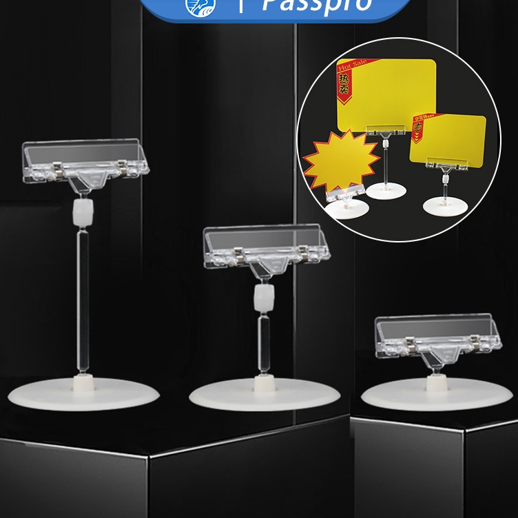 

1pcs Jepitan Label Diskon Stand Harga Promosi Jepitan Promosi Supermarket Stand Price Tag Hanger y G4R4