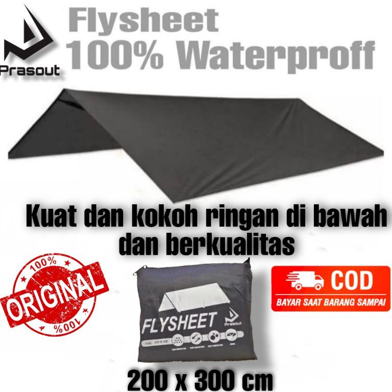 Flysheet 2x3m  terpal tenda 2x3m k F3B3