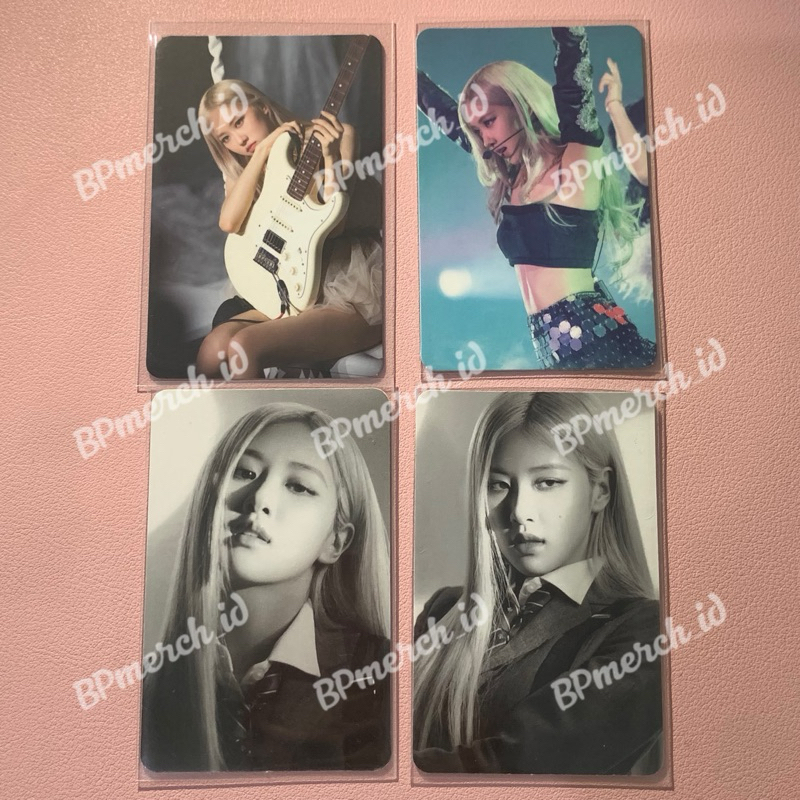 BLACKPINK ROSE OFFICIAL THE SHOW PHOTOCARD