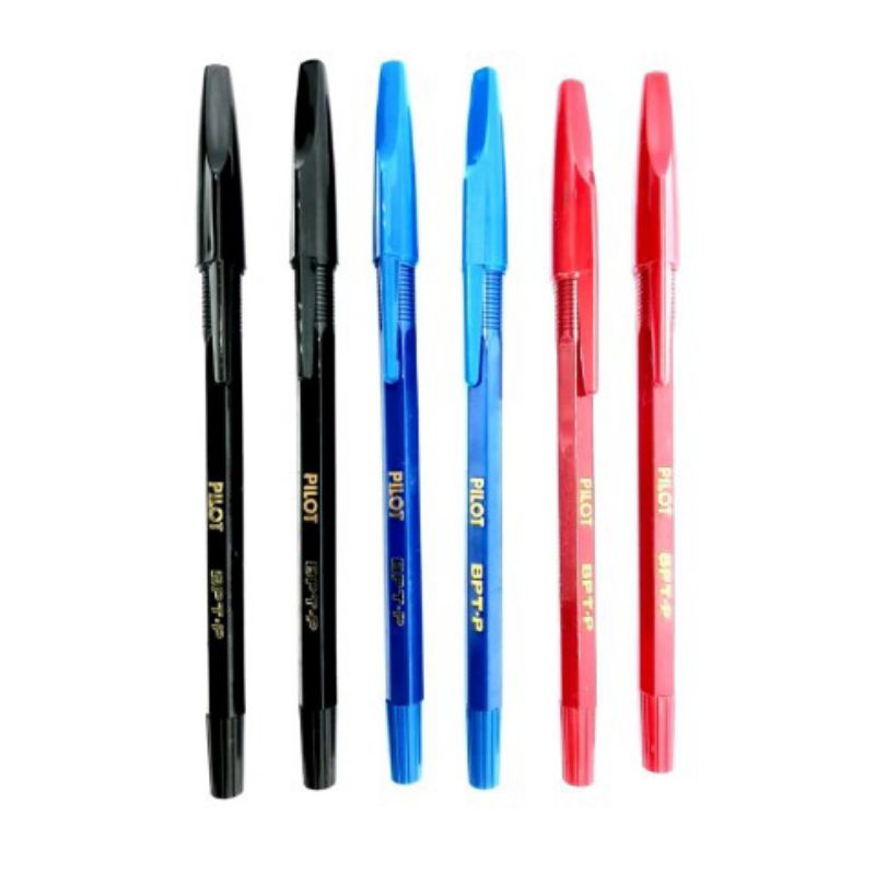 

bolpen pilot bptp hitam merah biru bijian