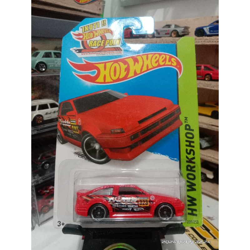 HOT WHEELS TOYOTA AE 86 COROLLA
