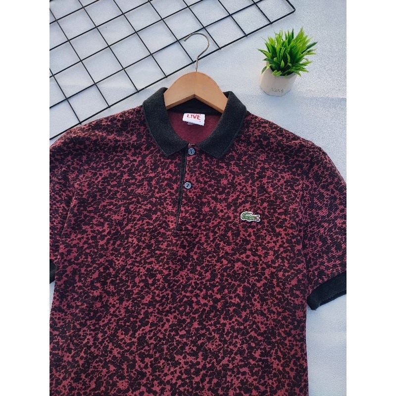 polo shirt lacoste live camo
