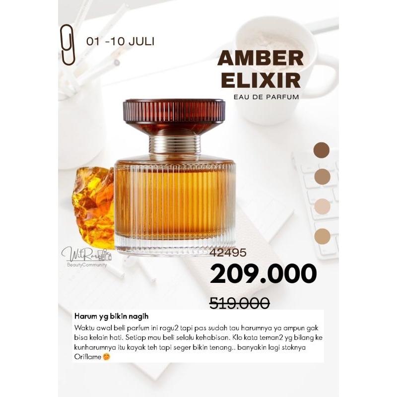 amber elixir eau de parfum
