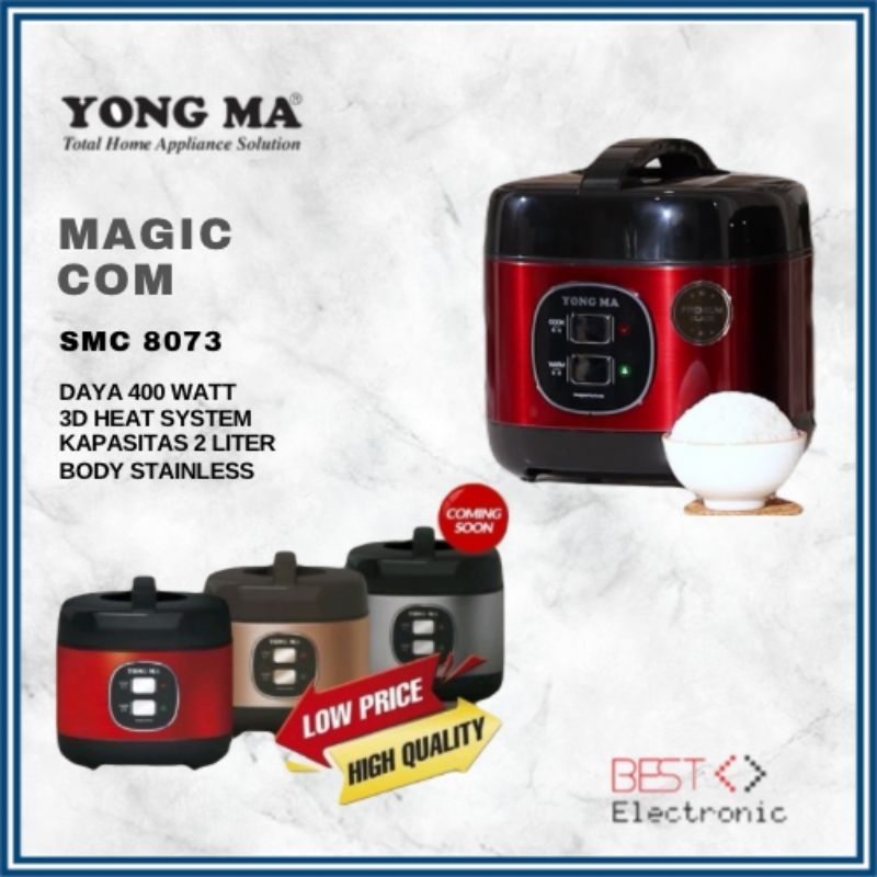 MAGIC COM YONG MA SMC8073 / RICE COOKER YONGMA SMC 8073 MAGIC COM MANUAL YONGMA 3IN1