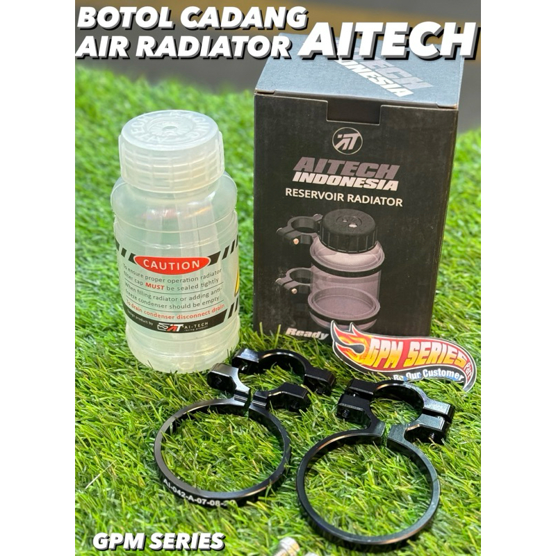 Variasi tabung botol wadah reservoir air radiator Aitech Original New Model HRC Ai tech kawasaki nin