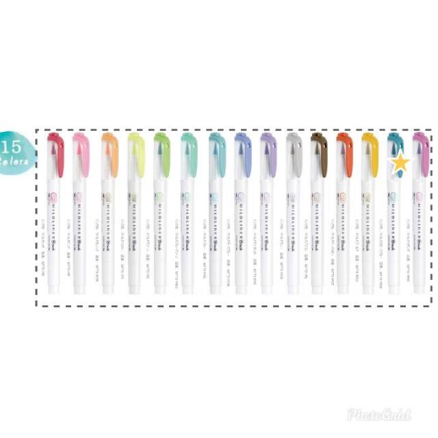 

DISKON AKHIR BULAN Mildliner Brush zebra Dual tip