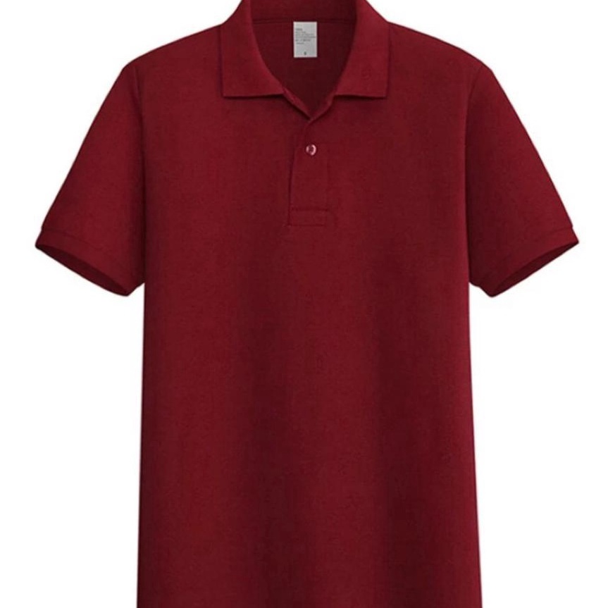 Eksklusif DailyStore 21  Kaos polo pria  kaos kerah pria  polo shirt polos Maroon