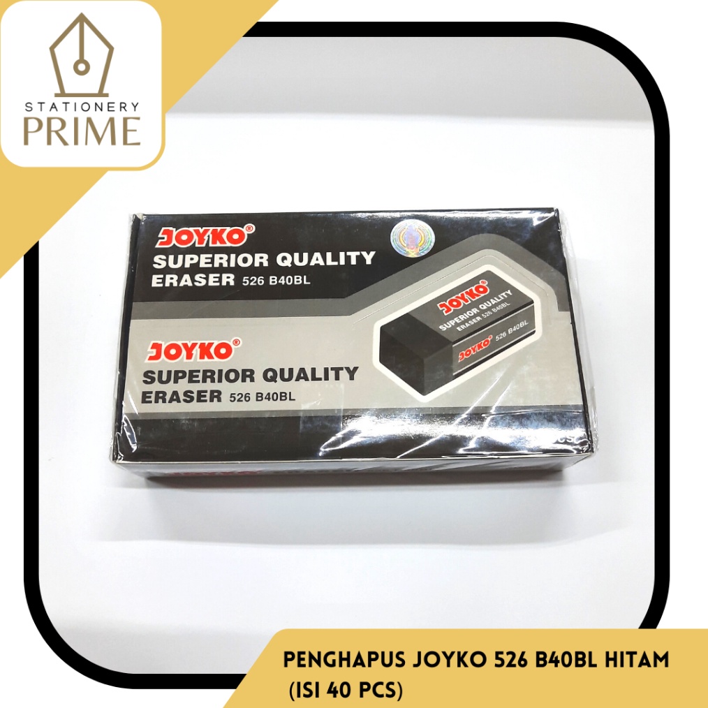 

KODE W1L3 Penghapus Joyko Hitam Kecil 526B4BL 4 pcs