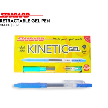 

MURMER Standard Pulpen Bolpen Ball Point Gel Kinetic 38mm Super Smooth