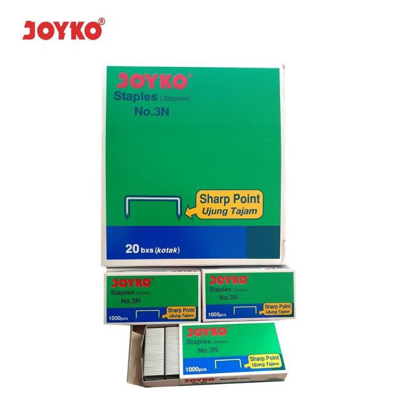 

KODE O8L8 Isi Staples Joyko No 3 1pak2kotak