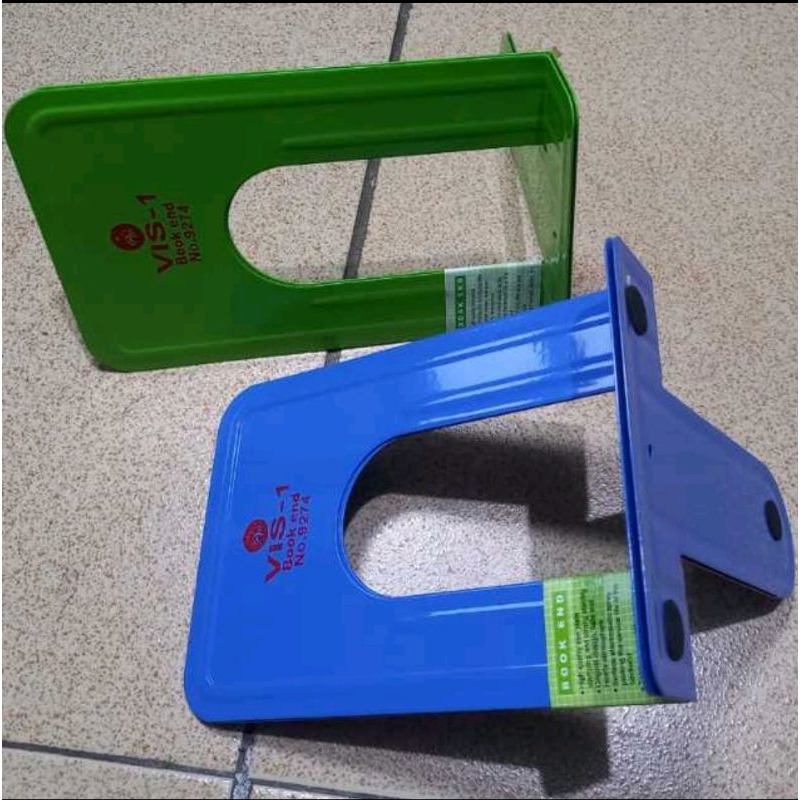 

0Stand Book Penahan Buku Sandaran Buku Sandaran Pembatas Buku Besi VIS-1 no.9274