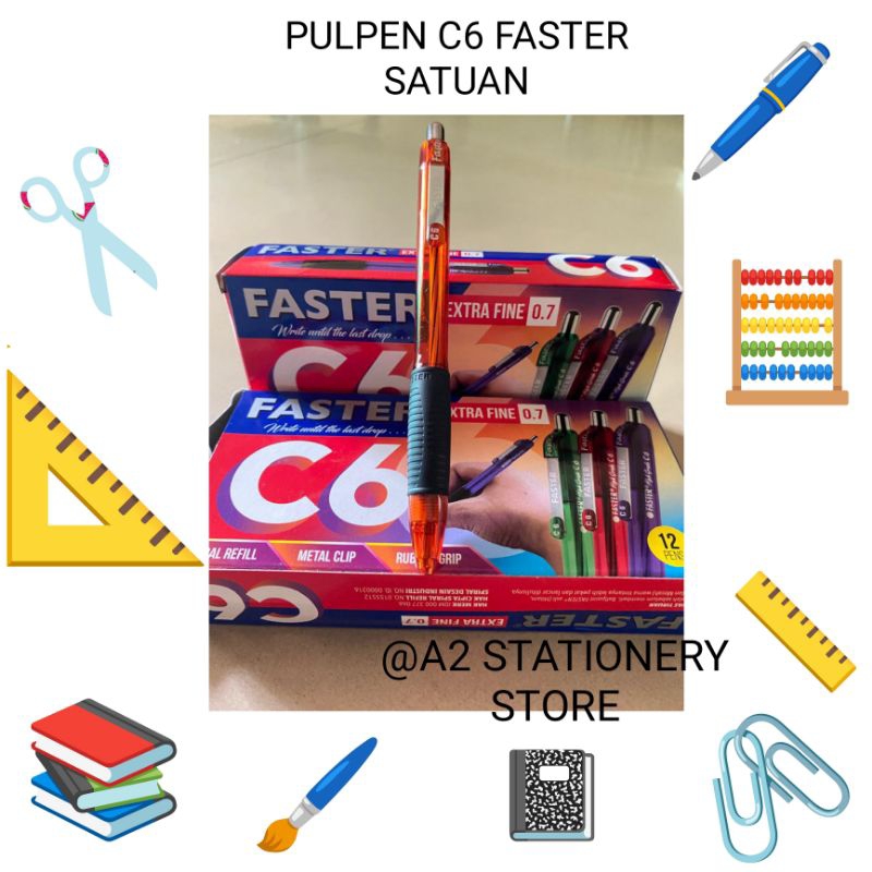 

Pulpen C6 Faster Harga Satuan ~ Eceran