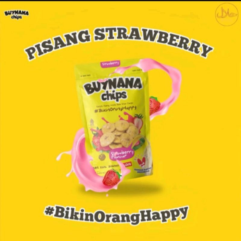 

Buynana chips rasa strawberry