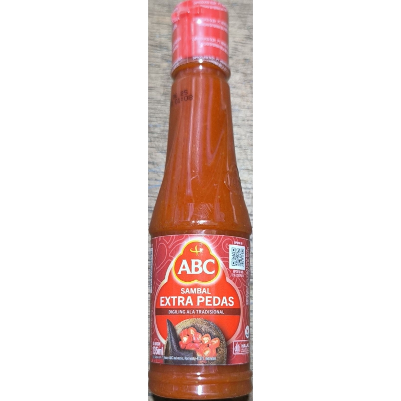 

saos ABC botol 135 ml saus ABC sambal extra pedas