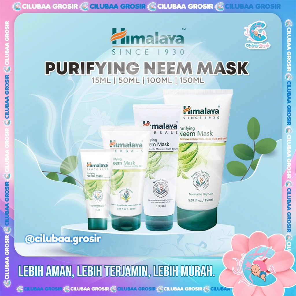 Himalaya Purifying Neem Mask | Masker Wajah | 15mL | 50mL | 100mL | 150mL