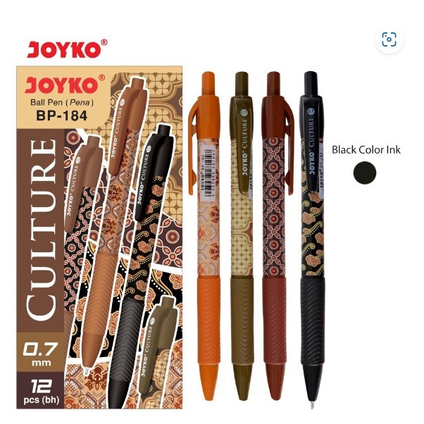 

[PCS] BALL PEN / PULPEN / PENA JOYKO BP-184 / CULTURE / 0.7 MM
