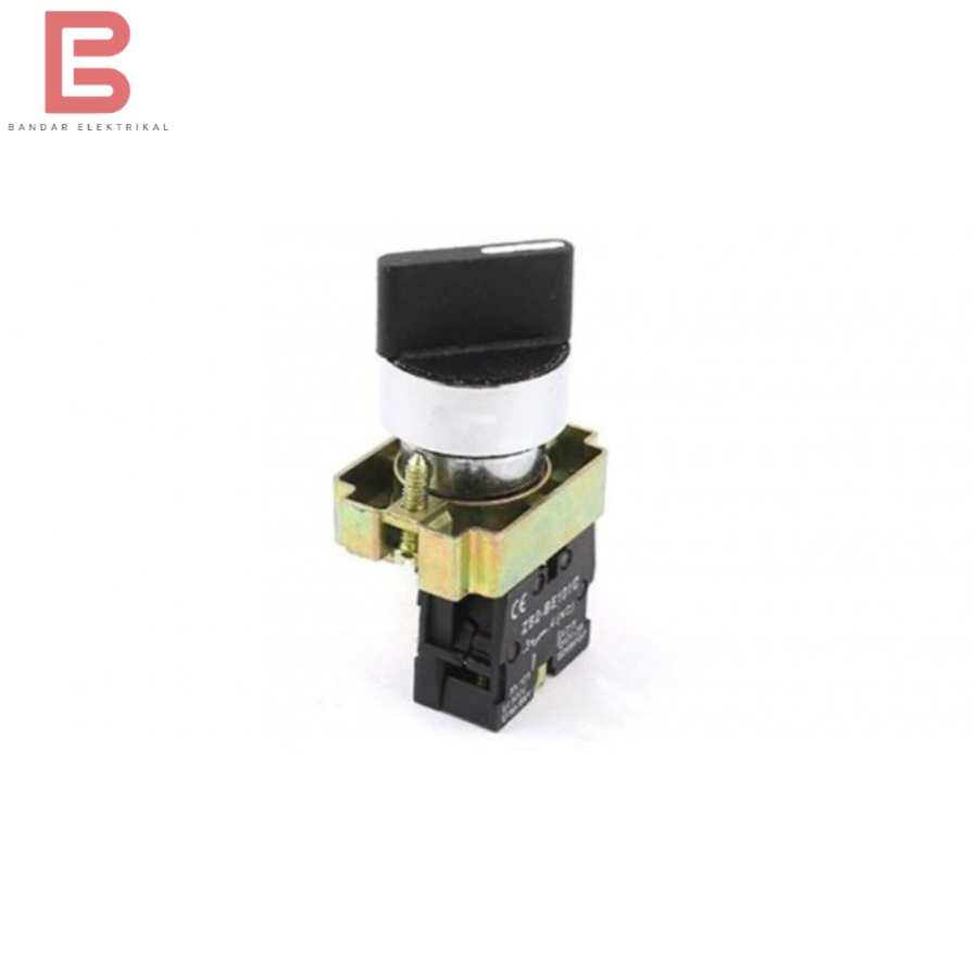 SELECTOR SWITCH 22MM 2 POSISI ON OFF LAY4-BD21 FORT