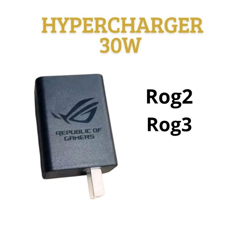 Kabel charger ROG /kepala charger Rog 30 w Asus rog 2 rog 3 phone  rog 5 adapter original 100%
