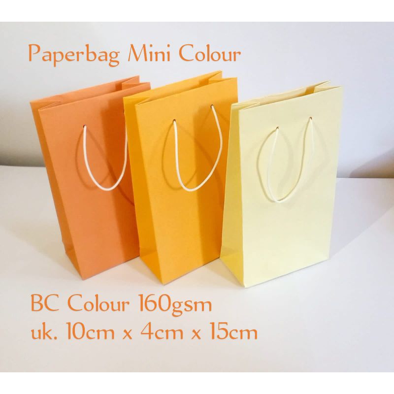 

Paperbag Mini Kuning Kunyit/Oren