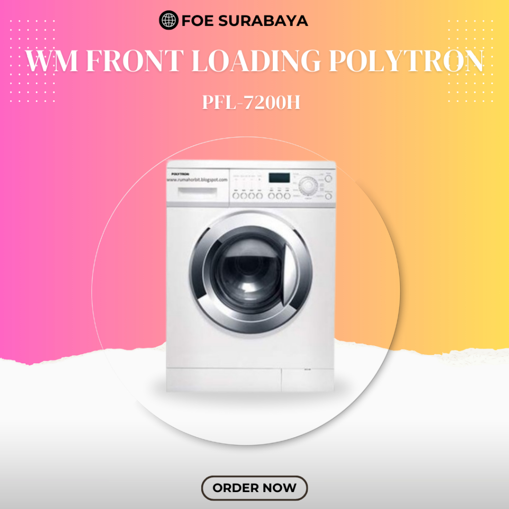 EKS - DISPLAY WM FRONT LOADING POLYTRON MESIN CUCI PFL-7200H