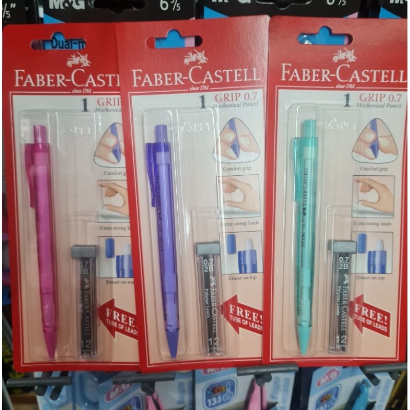 PENSIL MEKANIK FABER CASTELL / PENSIL FABER CASTELL 0.7 / PENSIL FABER CASTELL BLISTER