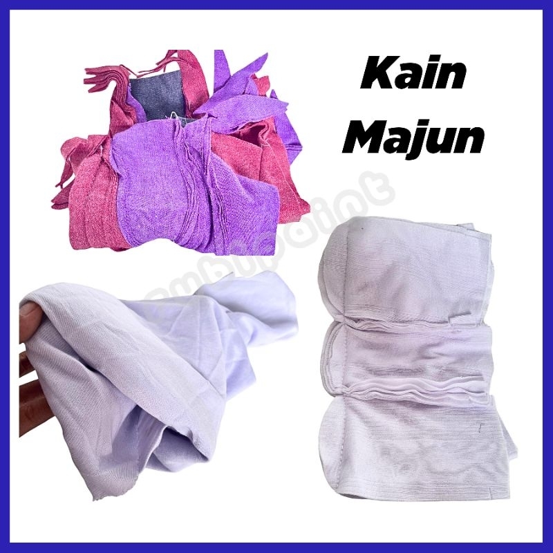 Kain Majun Tebal Kain Perca Majun Putih Majun Warna Majun Lembaran 1kg