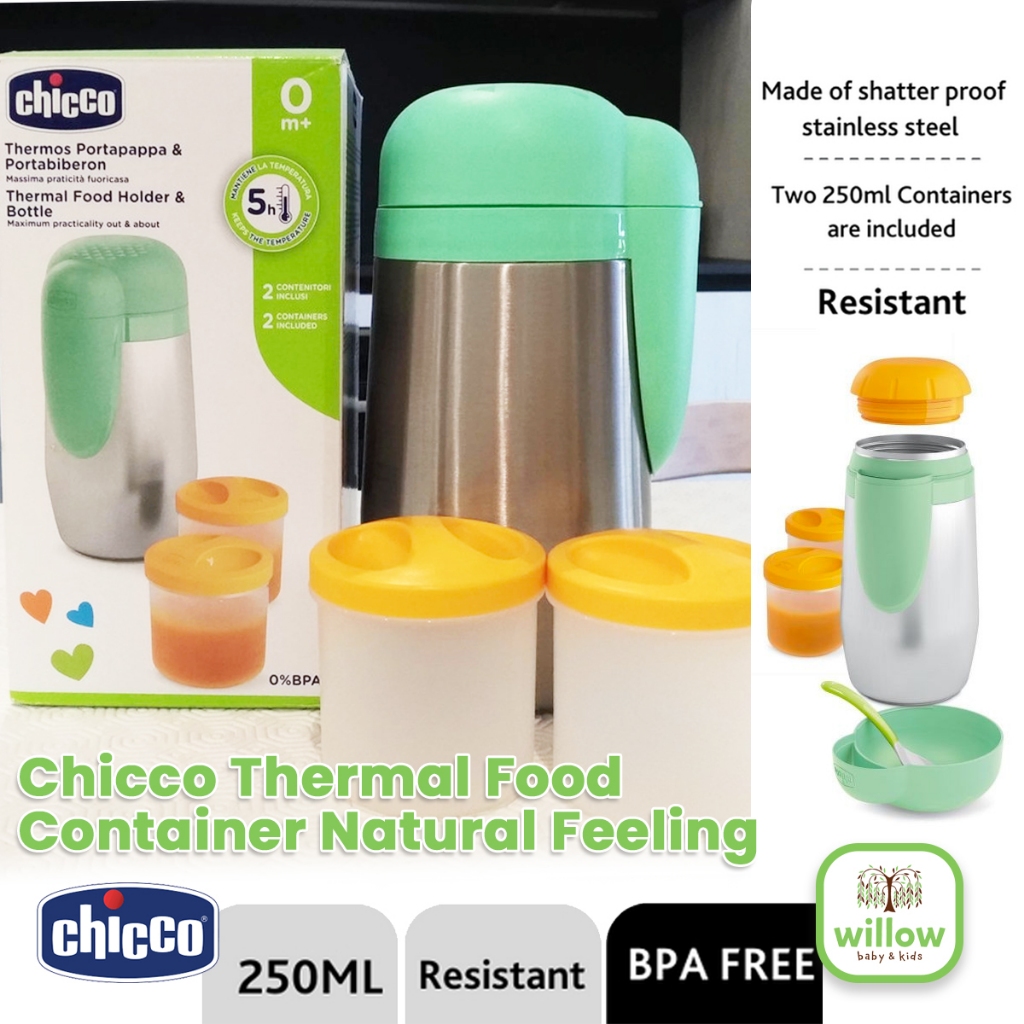 Thermos Makan Bayi - Chicco Thermal Food Container Natural Feeling